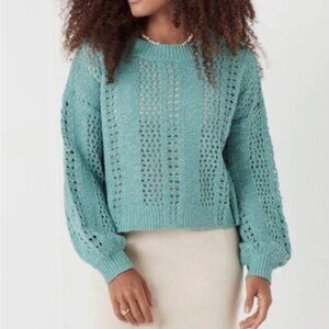 ✨♲ Spell Road To Paradise Knit Jumper In Seafoam